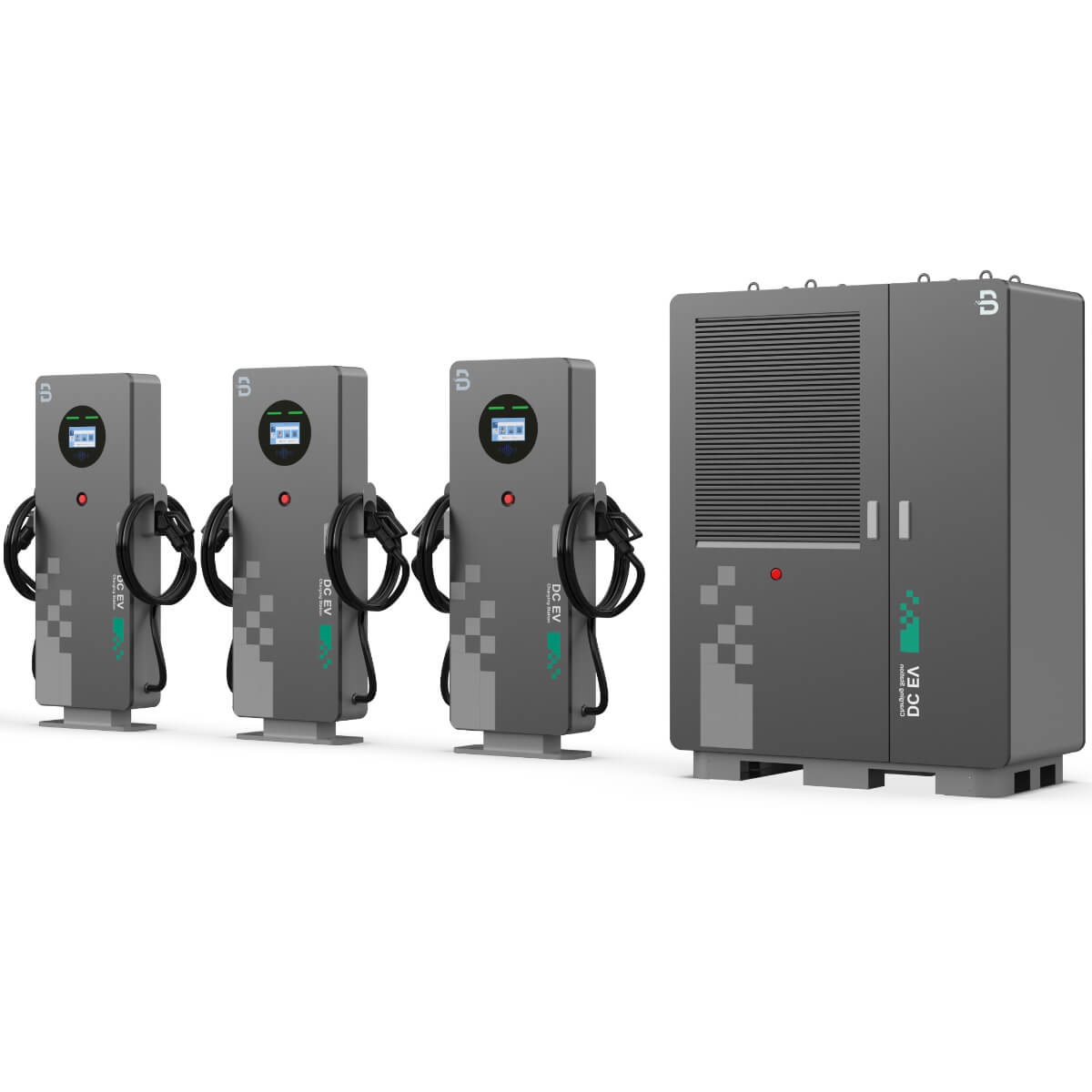 Sistem DC modular BENY BSDC360-250D3, 360 kW, 3 dispensere