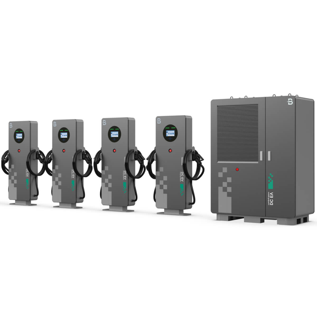 Sistem DC modular BENY BSDC480-250D4, 480 kW, 4 dispensere