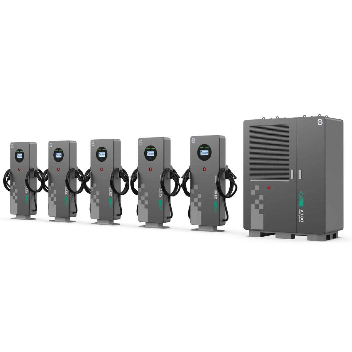 Sistem DC modular BENY BSDC600-250D5, 600 kW, 5 dispensere