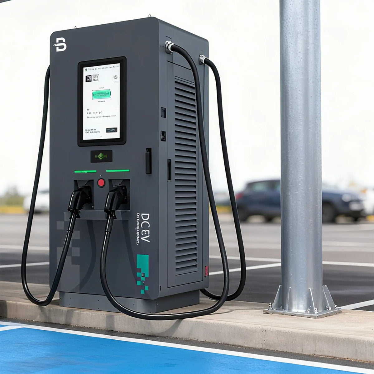 Stație de încărcare rapidă DC BENY BDC 120–150 kW, 3 conectori