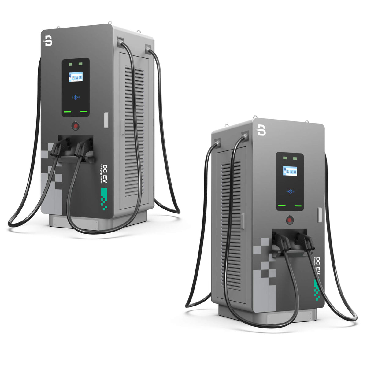 Stație de încărcare rapidă DC BENY BDC 120–480 kW, 4 conectori