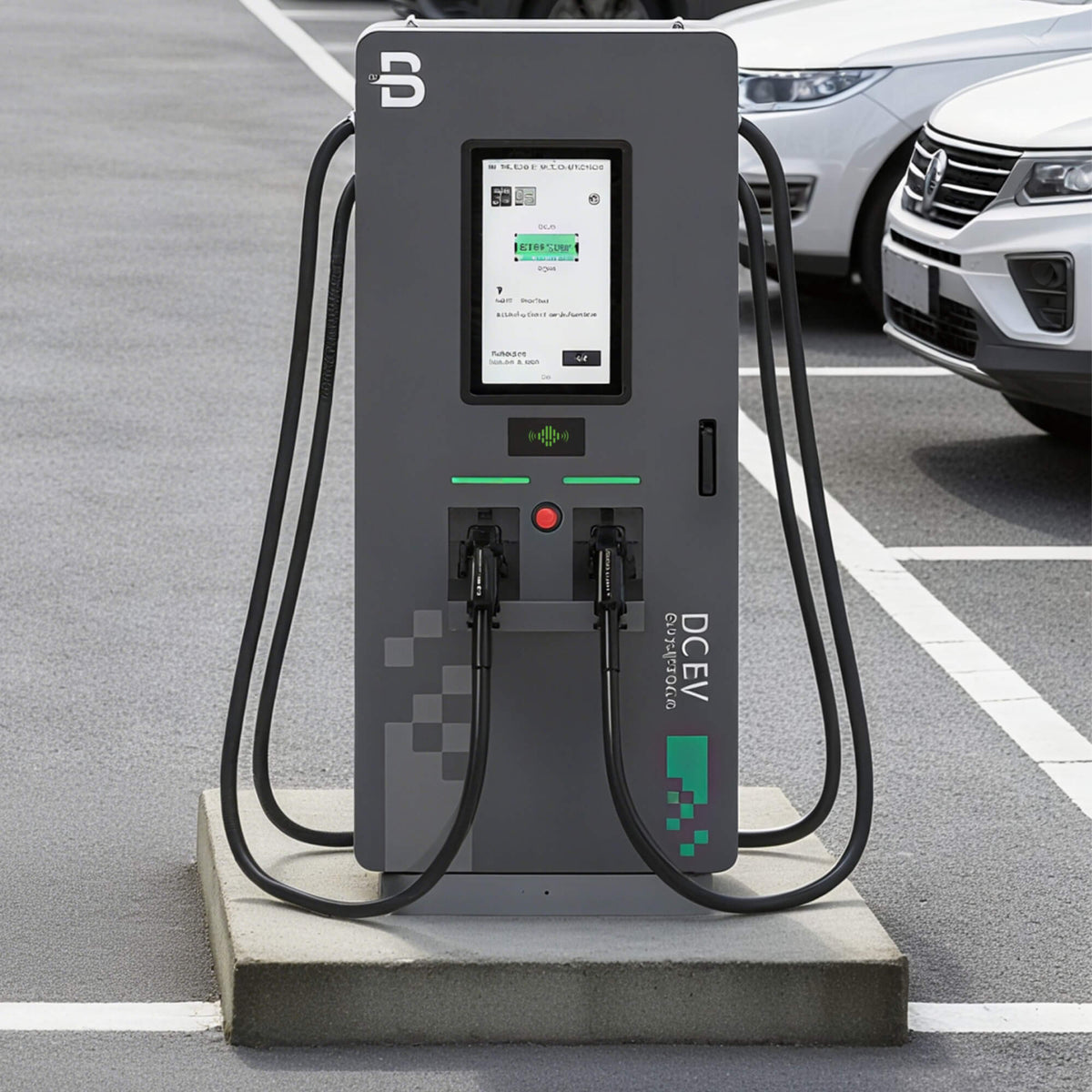 Stație de încărcare rapidă DC BENY BDC 120–480 kW, 4 conectori