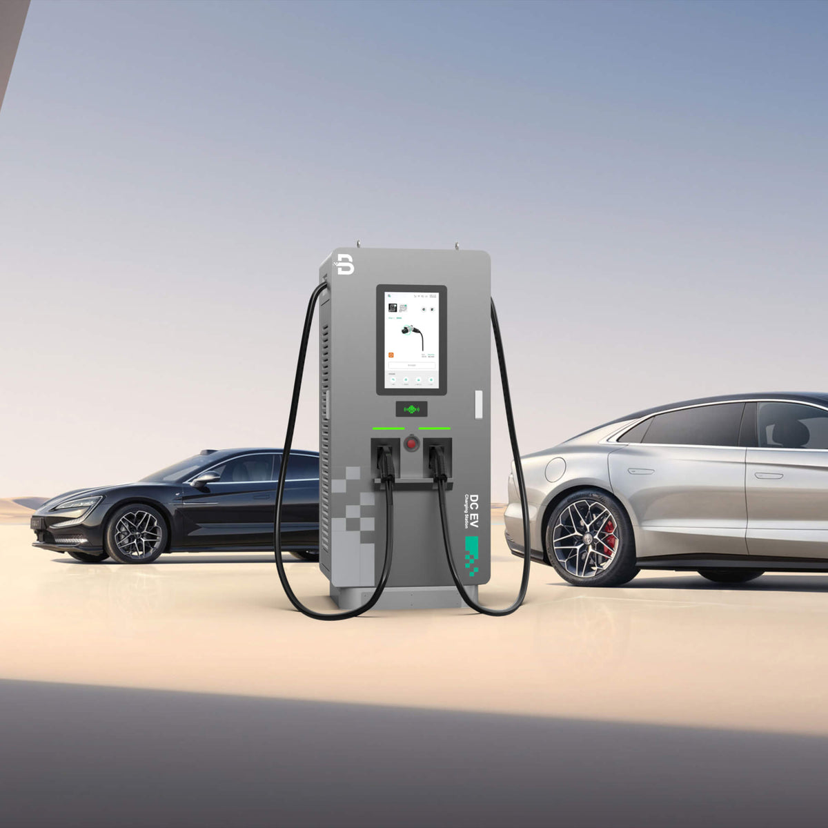 Stație de încărcare rapidă DC BENY BDC 60–240 kW, 2 conectori