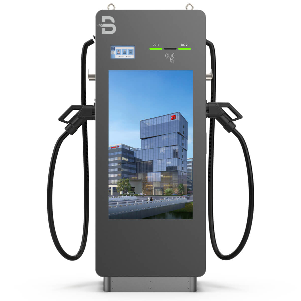 Stație de încărcare rapidă DC BENY BGDC 60–160 kW cu ecran 43 inch