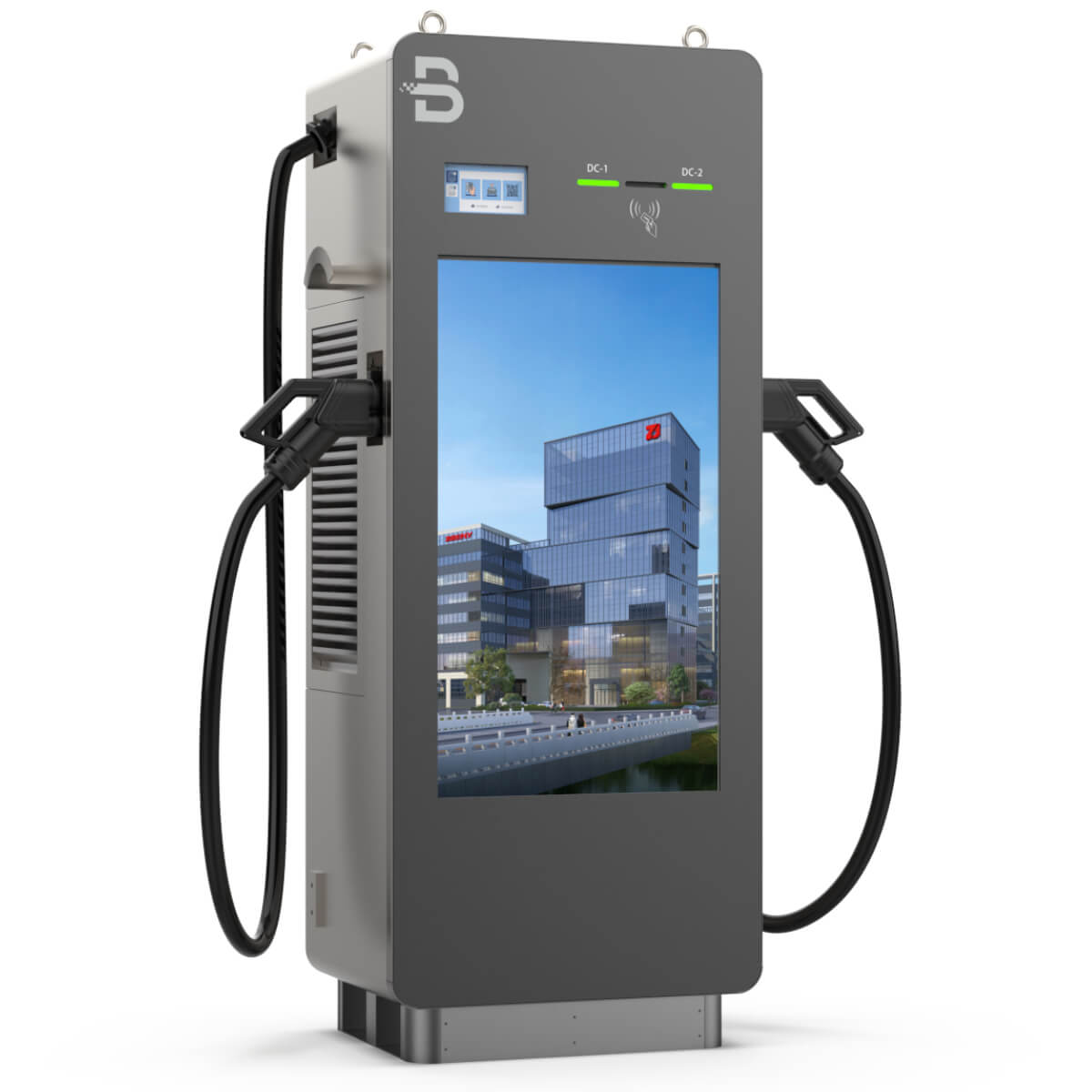 Stație de încărcare rapidă DC BENY BGDC 60–160 kW cu ecran 43 inch