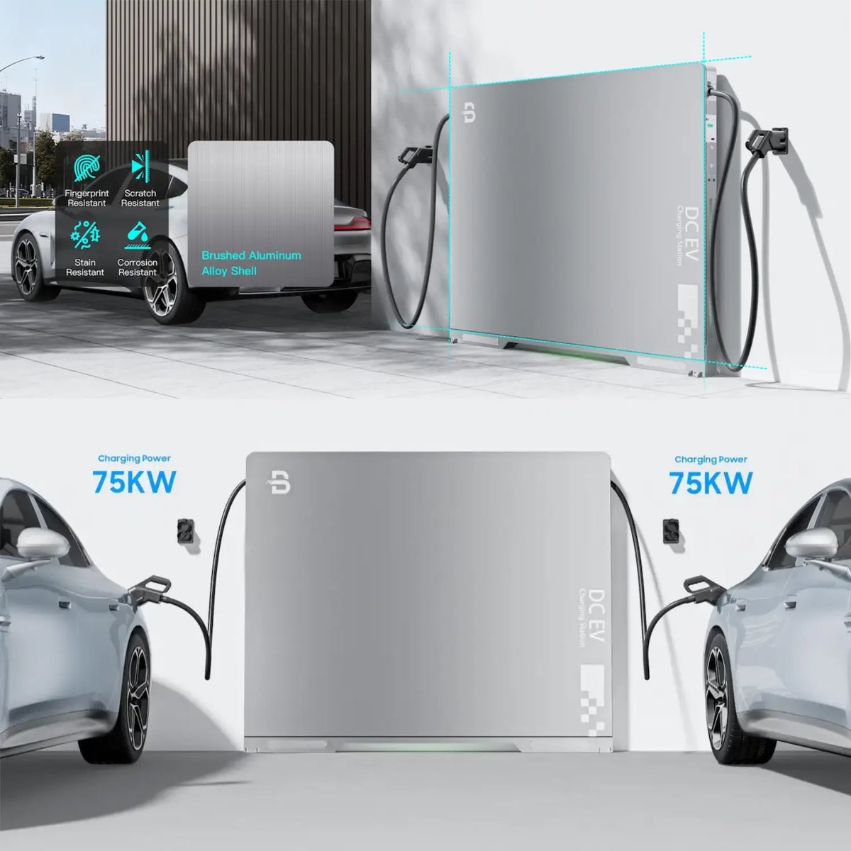 Stație de încărcare rapidă DC BENY BUDC150 – 150 kW, CCS2