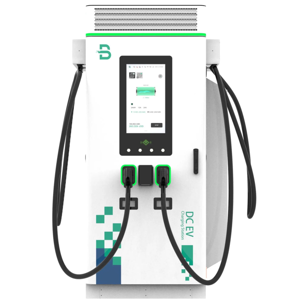 Stație de încărcare rapidă DC BENY BDCC – 120–480 kW, 2 × CCS2